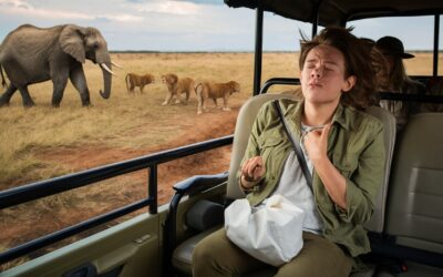 Come affrontare il mal d’auto durante i lunghi viaggi in safari